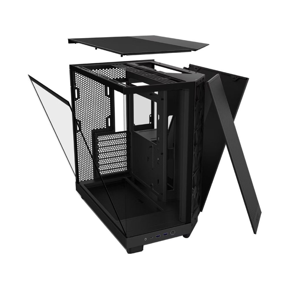 เคสคอมพิวเตอร์ NZXT H6 Flow Black (CC-H61FB-01)