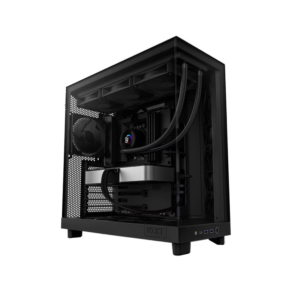 เคสคอมพิวเตอร์ NZXT H6 Flow Black (CC-H61FB-01)