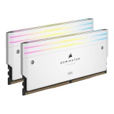 แรมพีซี Corsair DDR5 64GB/6400MHz.CL32 (2x32GB) Dominator Titanium RGB White (CMP64GX5M2B6400C32W)