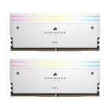 แรมพีซี Corsair DDR5 64GB/6400MHz.CL32 (2x32GB) Dominator Titanium RGB White (CMP64GX5M2B6400C32W)