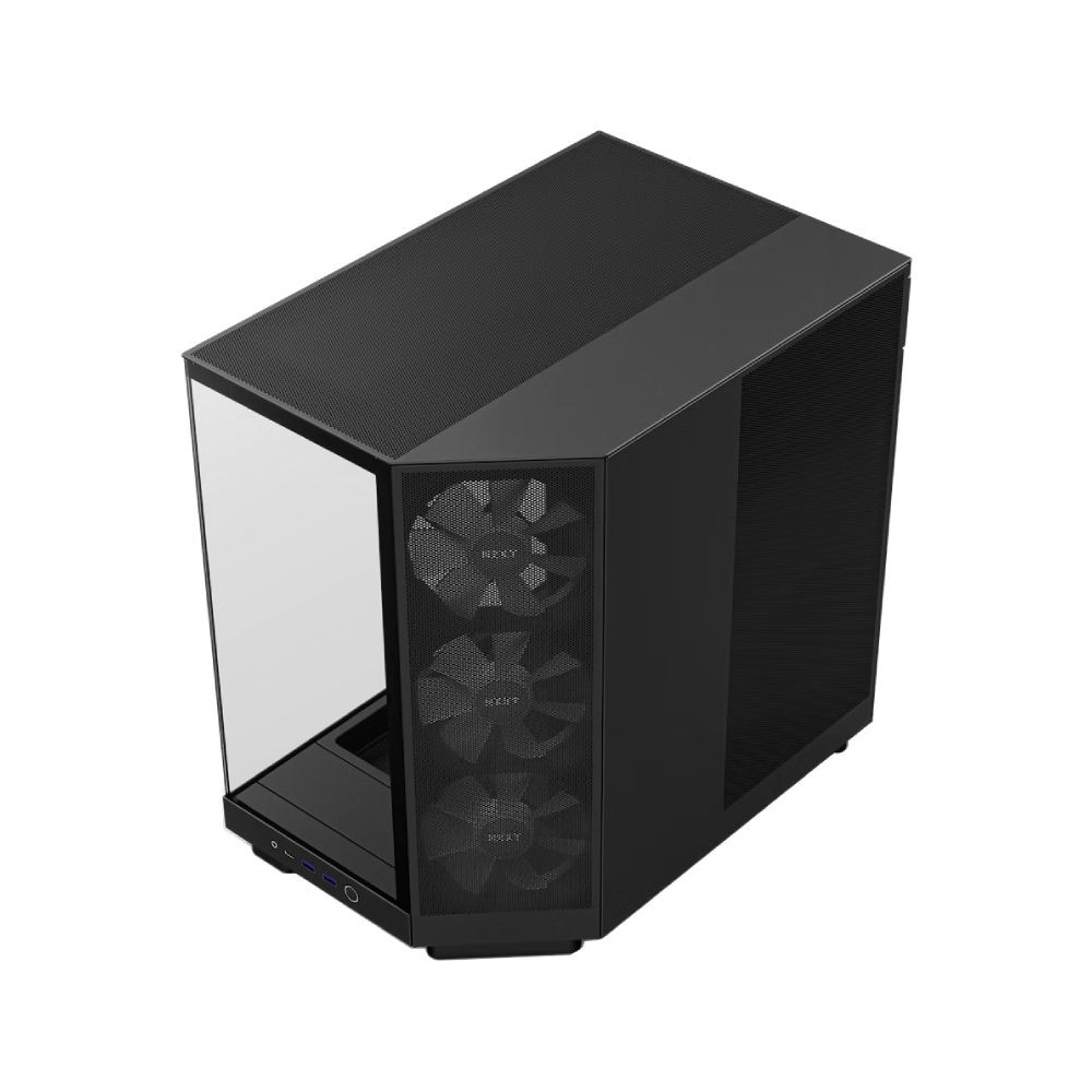 เคสคอมพิวเตอร์ NZXT H6 Flow RGB Black (CC-H61FB-R1)