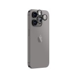 ฟิล์มกันเลนส์ AMAZINGthing Camera Lens iPhone 15 Pro/15 Pro Max 3D Len Glass (Three Lens) Natural Titanium