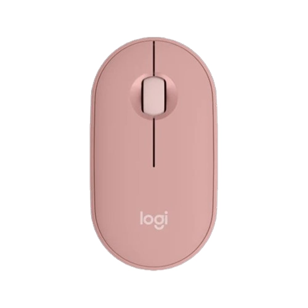 เมาส์ไร้สาย Logitech Bluetooth Mouse M350S Rose