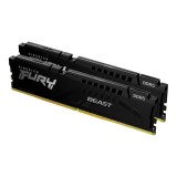 แรมพีซี KINGSTON DDR5 16GB/5200MHz.CL40 (2x8GB) Fury Beast (KF552C40BBK2-16)