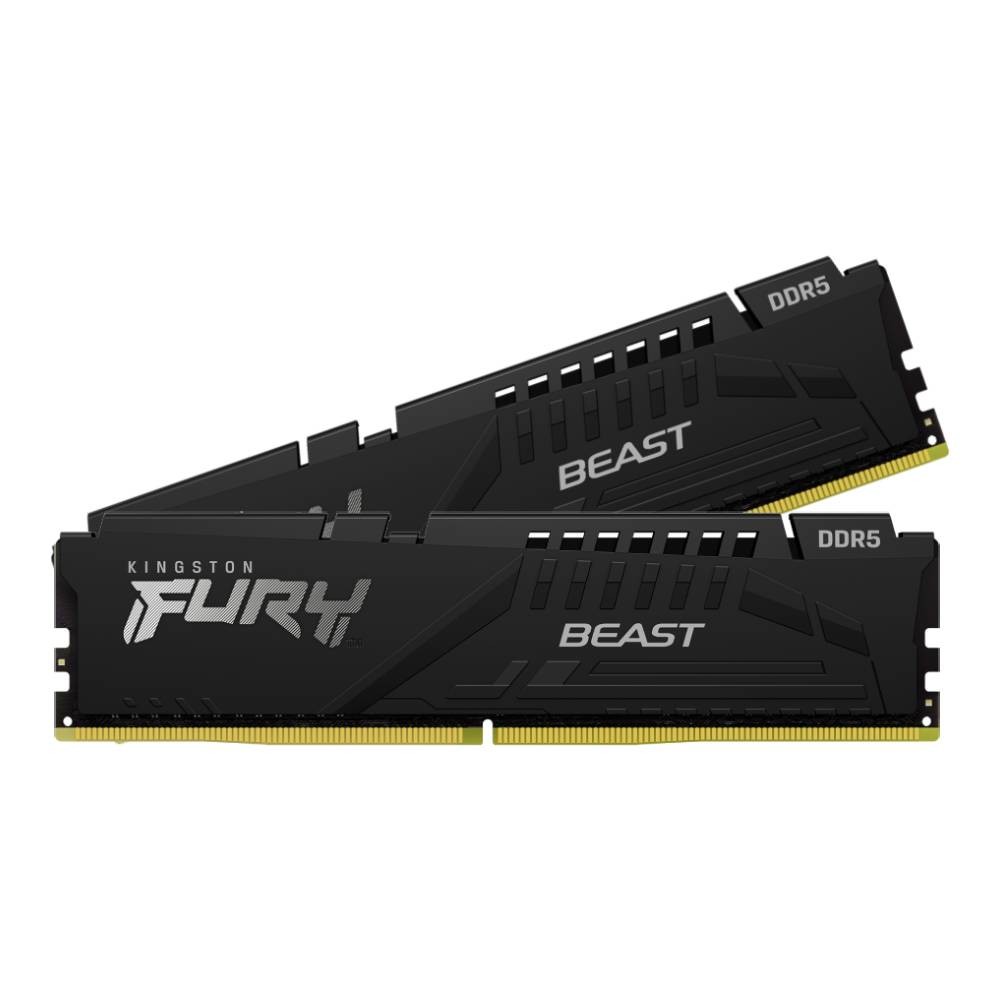 แรมพีซี Kingston DDR5 32GB/5600MHz.CL40 (2x16GB) Fury Beast (KF556C40BBK2-32)