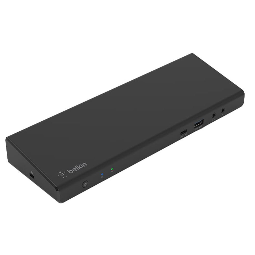 Belkin Port Hub Universal USBC to Display Port Dock with Power Supply (INC007qcBK) Black