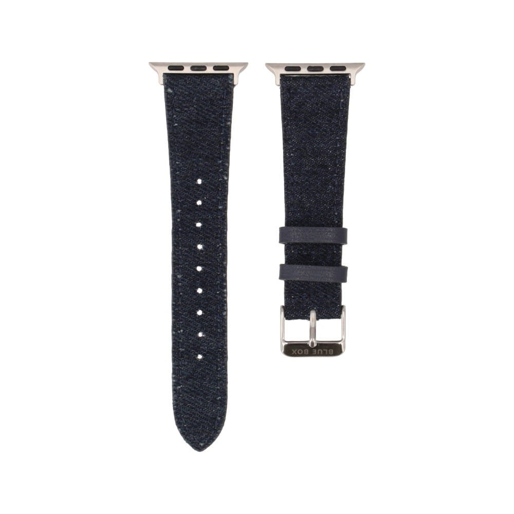 Blue Box สาย Apple Watch Strap Series 6,7,8,9,SE1,SE2 (40/41mm) Dark Blue Jeans