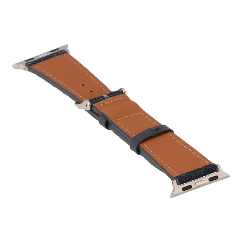 Blue Box สาย Apple Watch Strap Series 6,7,8,9,SE1,SE2 (40/41mm) Dark Blue Jeans