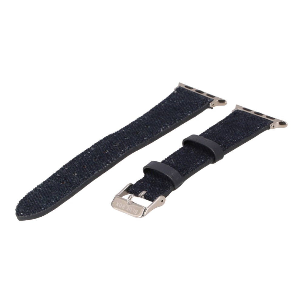 Blue Box สาย Apple Watch Strap Series 6,7,8,9,SE1,SE2 (40/41mm) Dark Blue Jeans
