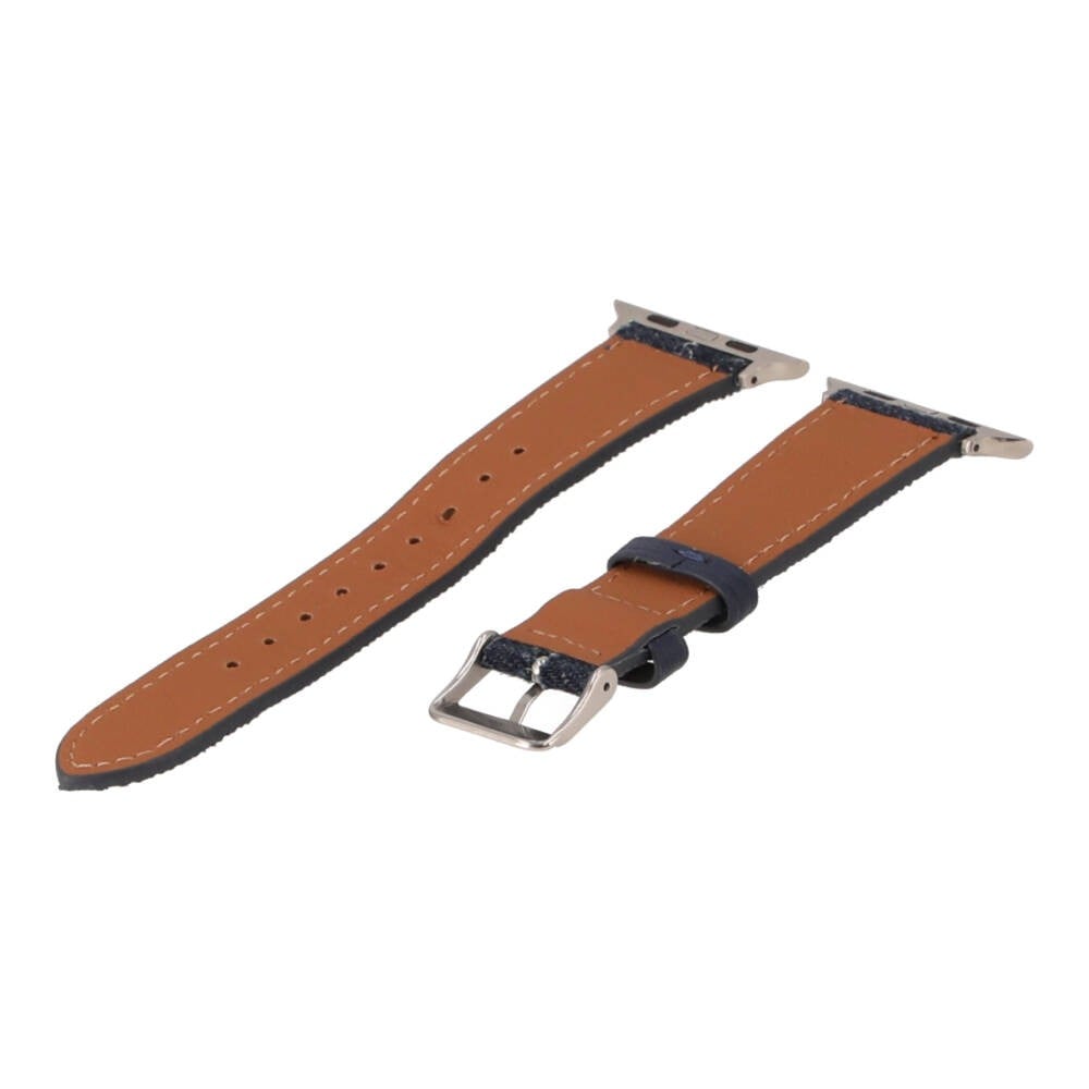 Blue Box สาย Apple Watch Strap Series 6,7,8,9,SE1,SE2,Ultra (44/45/49mm) Dark Blue Jeans