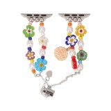 Blue Box สาย Apple Watch Strap Series 6,7,8,9,SE1,SE2 (40/41mm) Flowery with Charm