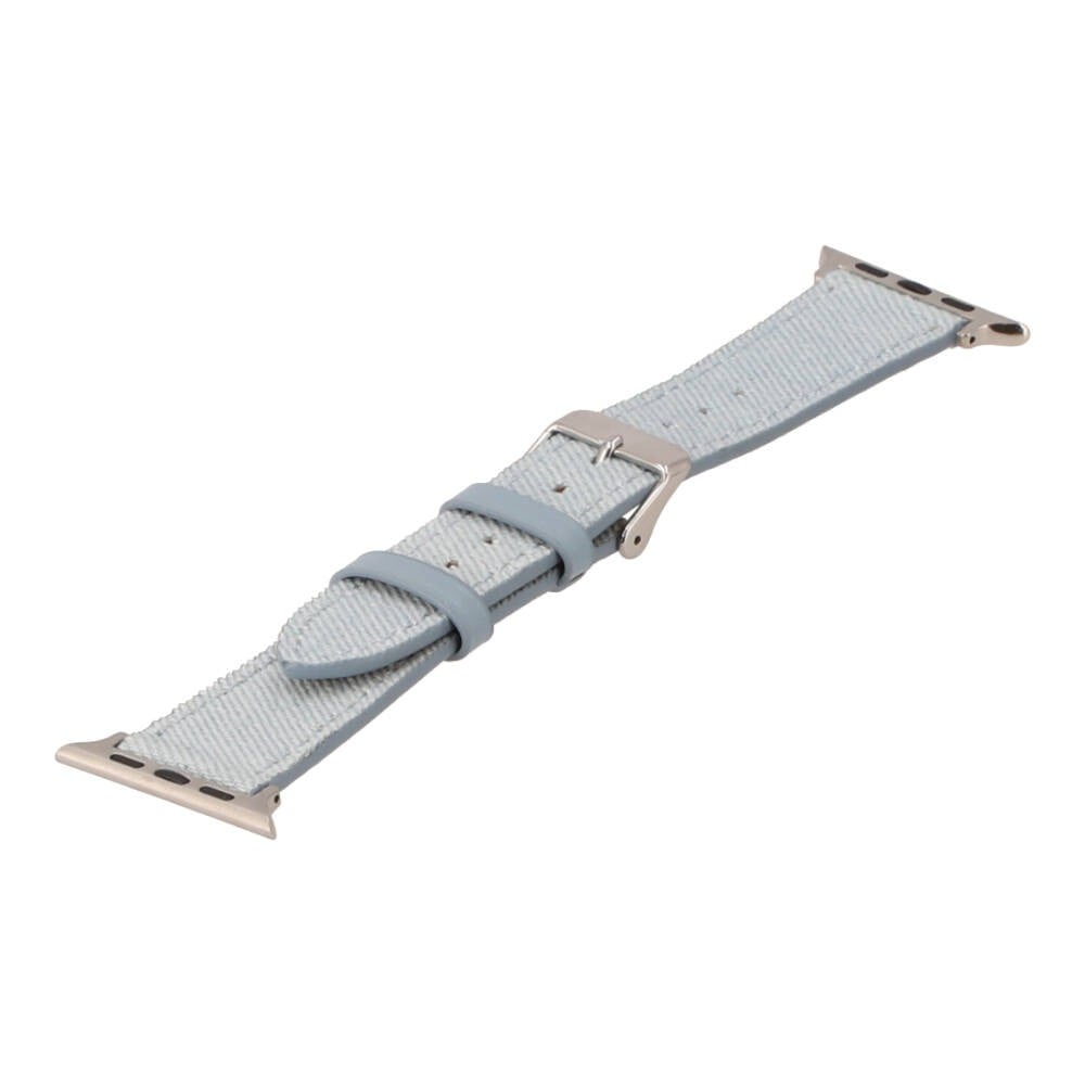 Blue Box สาย Apple Watch Strap Series 6,7,8,9,SE1,SE2,Ultra (44/45/49mm) Light Blue Jeans