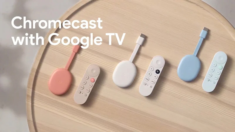 อุปกรณ์สตรีม Google Chromecast 4K สี White