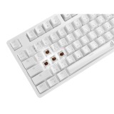 คีย์บอร์ดเกมมิ่ง Signo Mechanical White MEZZON (KB-752) - Brown Switch (Eng/Th)