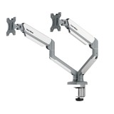 แขนจับมอนิเตอร์ ANDA SEAT Dual Monitor Arm Stealth (AD-W-A6L-2T-FW) White