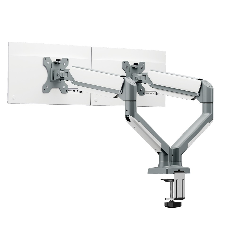 แขนจับมอนิเตอร์ ANDA SEAT Dual Monitor Arm Stealth (AD-W-A6L-2T-FW) White
