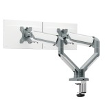 แขนจับมอนิเตอร์ ANDA SEAT Dual Monitor Arm Stealth (AD-W-A6L-2T-FW) White