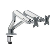 แขนจับมอนิเตอร์ ANDA SEAT Dual Monitor Arm Stealth (AD-W-A6L-2T-FW) White