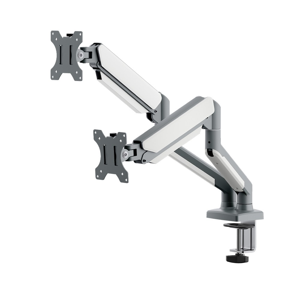 แขนจับมอนิเตอร์ ANDA SEAT Dual Monitor Arm Stealth (AD-W-A6L-2T-FW) White