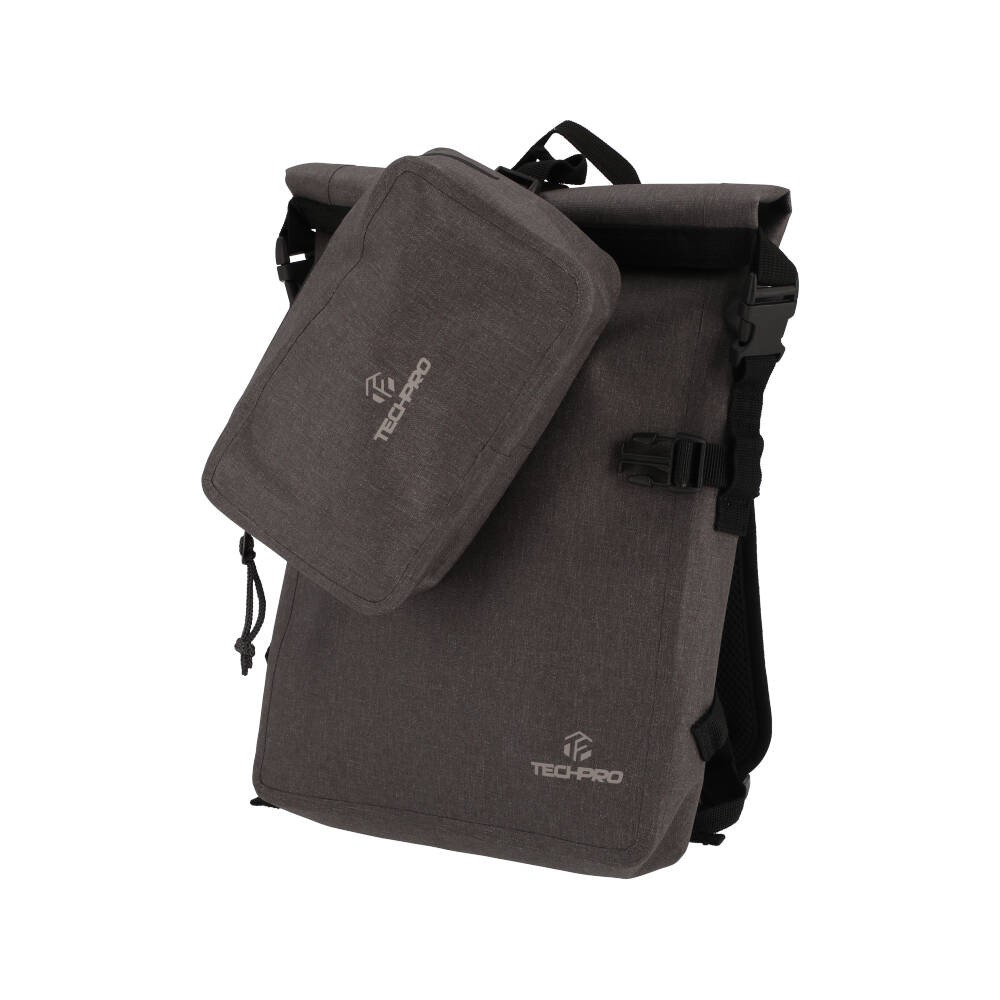 กระเป๋าโน๊ตบุ๊ค TECHPRO Waterproof Detachable 14 inch Grey