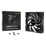 พัดลมคอม Be Quiet Fan Pure Wings 3 140 mm Black High Speed