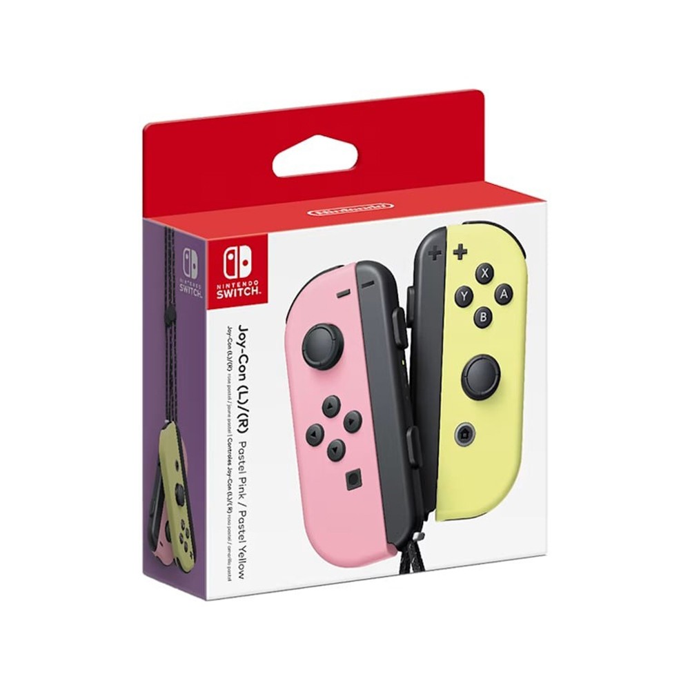 จอยคอนโทรลเลอร์ Nintendo Switch Pastel Pink/Yellow