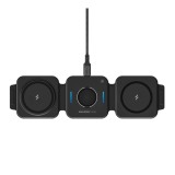 ที่ชาร์จไร้สาย AMAZINGthing 3-in-1 Wireless Charger Foldable Magnetic Pad 15W Explorer Pro Mag Black