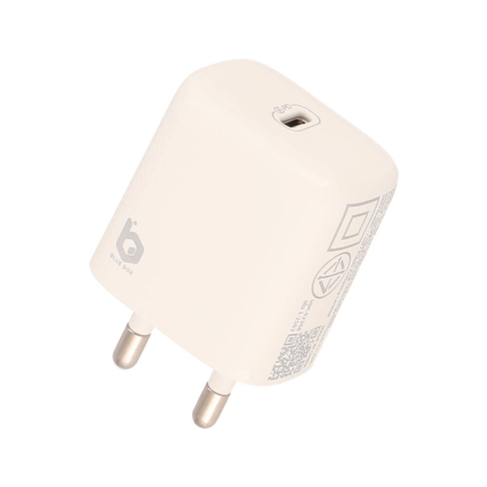 อะแดปเตอร์ Blue Box Wall USB Charger 1 USB-C (PD20W) White (BB-WC01) (TISI)