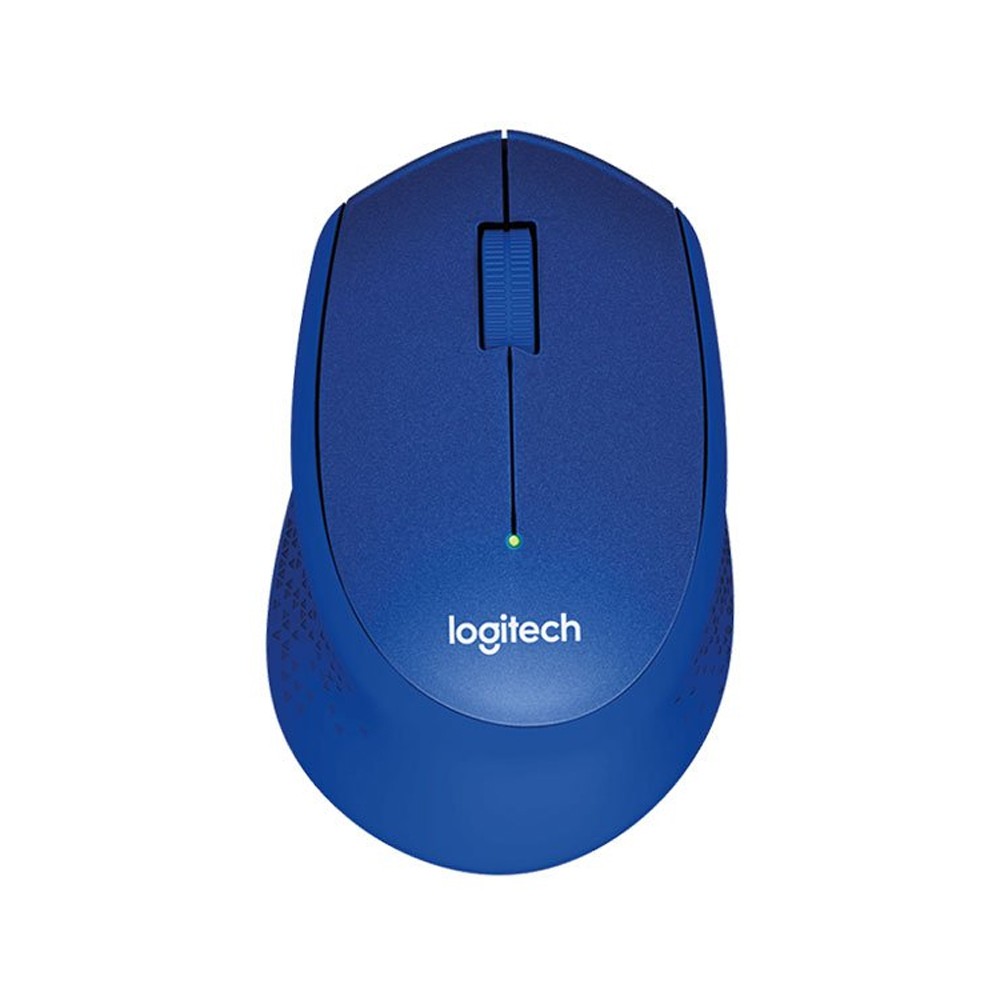 เมาส์ไร้สาย Logitech Wireless Mouse Silent Plus M331 Blue