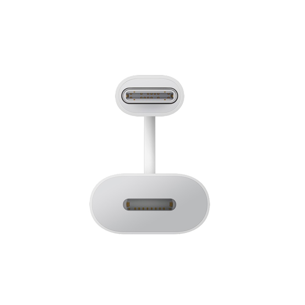 สายชาร์จ BAZIC Adapter DATA TRANSFER USB-C to Lightning 0.16M. GOCHARGE White