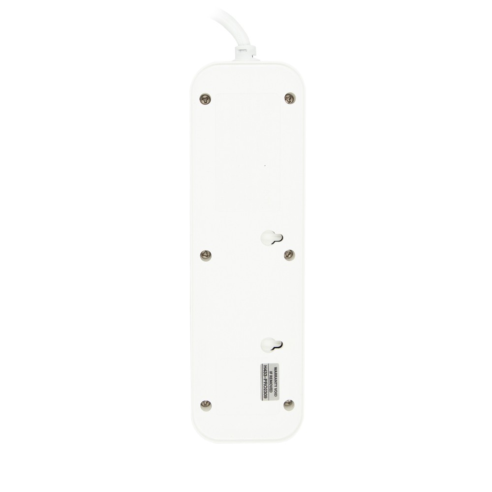 ปลั๊กไฟ Anitech Plug 3 Way 1 Switch 3M. TIS H433-PRO (1Free1) White