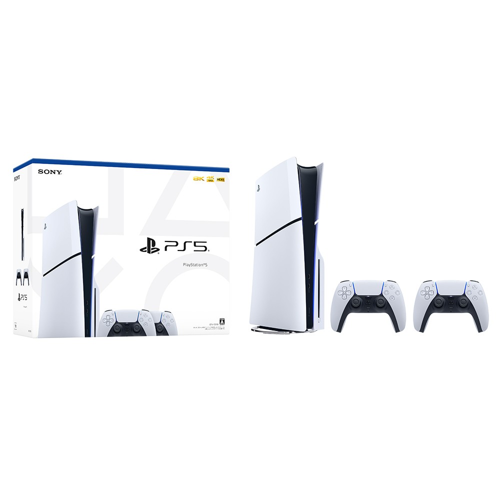 เครื่องเล่นเกม Sony PlayStation 5 Slim Disc Edition Two DualSense Bundle