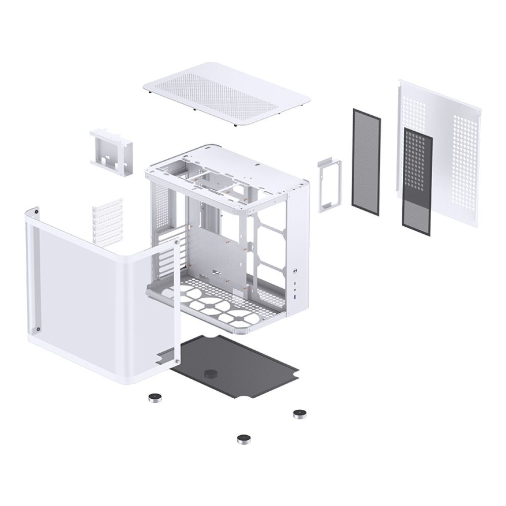 เคสคอมพิวเตอร์ Jonsbo TK-2 2.0 White