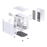 เคสคอมพิวเตอร์ Jonsbo TK-2 2.0 White