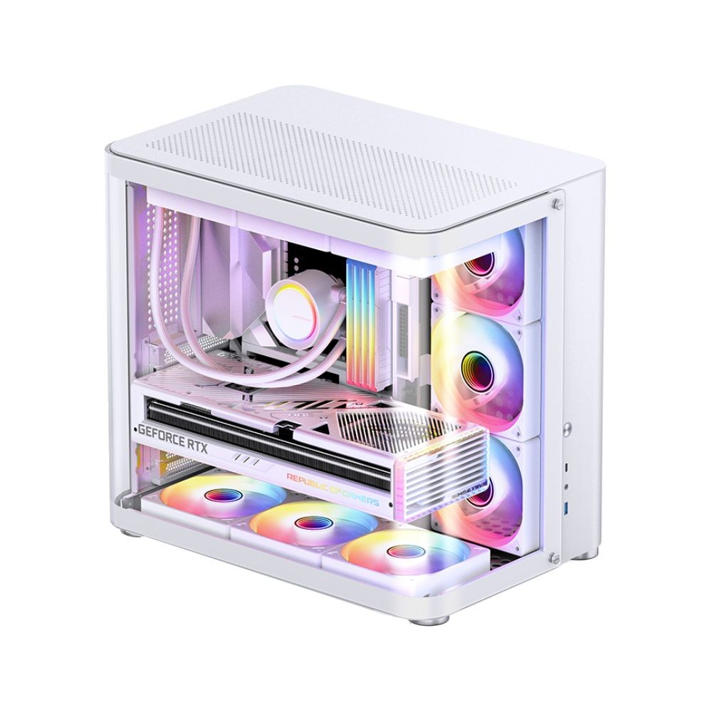 เคสคอมพิวเตอร์ Jonsbo TK-2 2.0 White