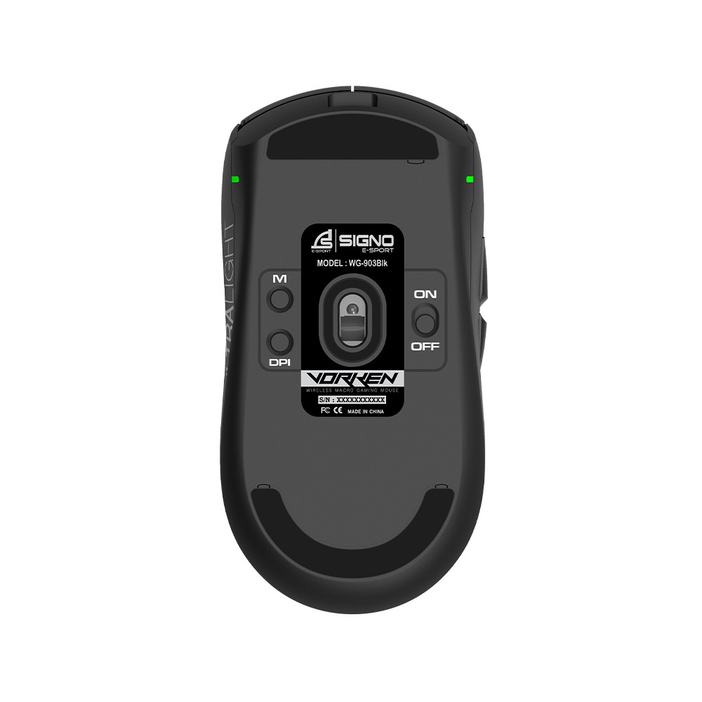 เมาส์เกมมิ่ง Signo Wireless Macro VORKEN WG-903BLK Black