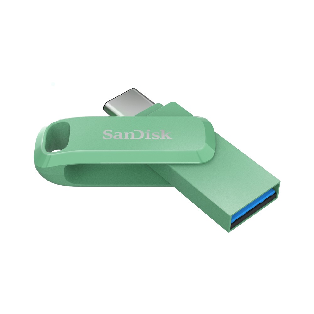แฟลชไดร์ฟSanDisk Ultra Dual Drive Go USB Type-C 128GB Absinthe Green (SDDDC3-128G-G46AG)