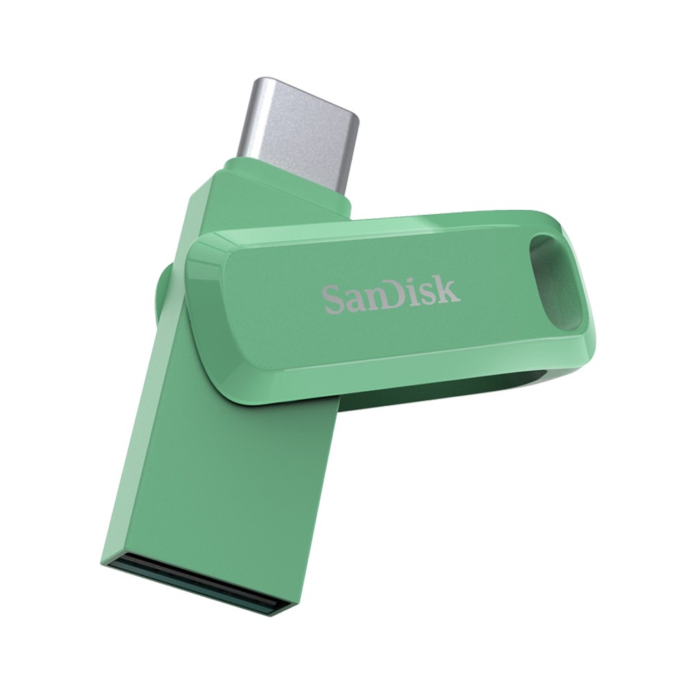 แฟลชไดร์ฟSanDisk Ultra Dual Drive Go USB Type-C 128GB Absinthe Green (SDDDC3-128G-G46AG)