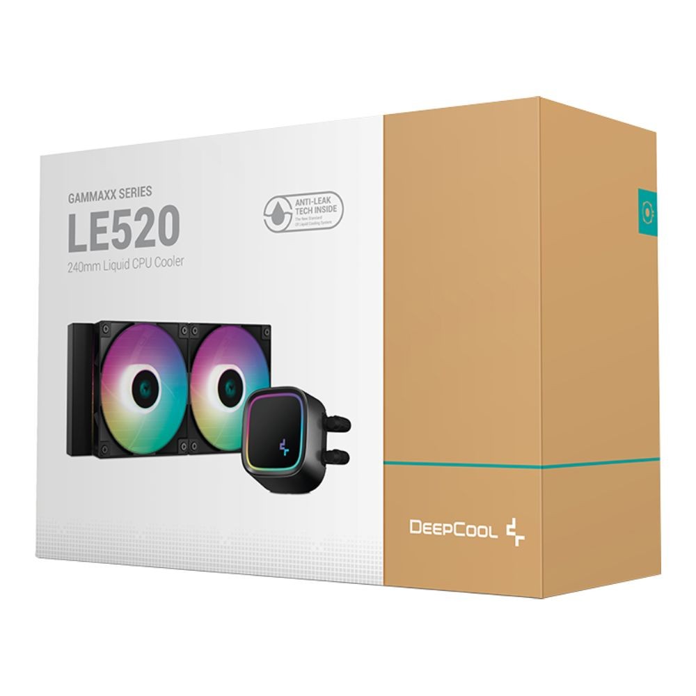 ชุดระบายความร้อนซีพียู Deepcool LE520 CPU Liquid Cooling Black