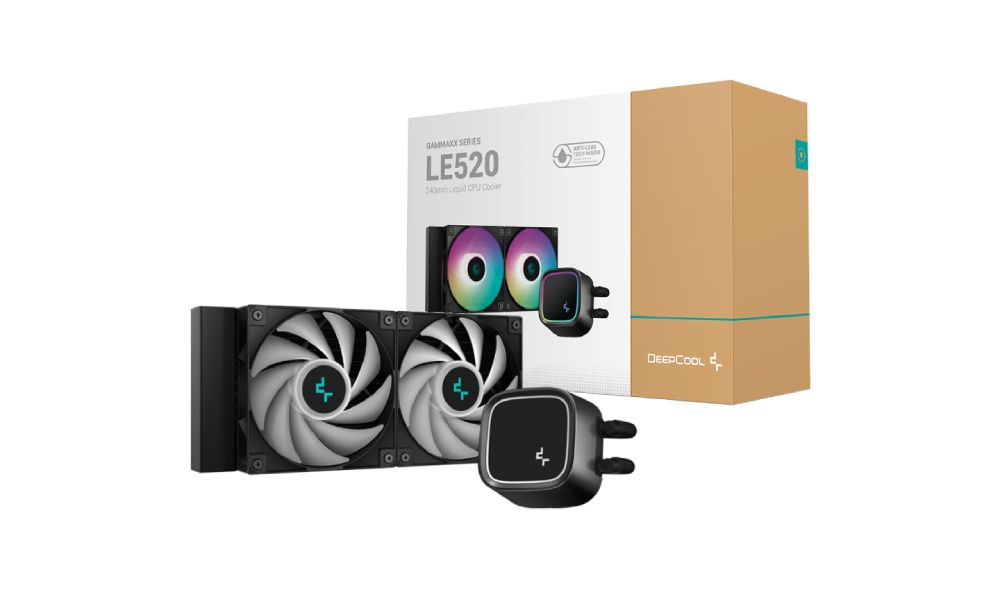 ชุดระบายความร้อนซีพียู Deepcool LE520 CPU Liquid Cooling Black
