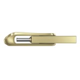 แฟลชไดร์ฟSanDisk Ultra Dual Drive Luxe USB 3.2 Type-C 256GB Gold (SDDDC4-256G-G46GD)
