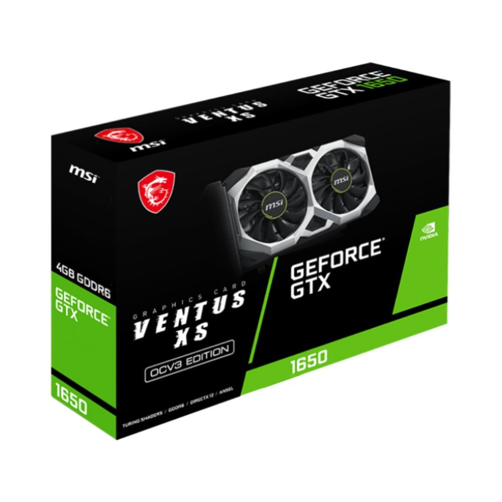 การ์ดจอ MSI GeForce GTX 1650 D6 VENTUS XS OCV3