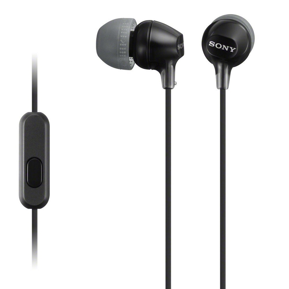 หูฟัง Sony In Ear with Mic. MDR EX15AP Black