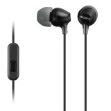 หูฟัง Sony In Ear with Mic. MDR EX15AP Black