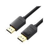 สายเชื่อมต่อ Vention DisplayPort to DisplayPort HACBG 1.5M Black