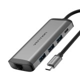 Vention 9-in-1 USB-C to HDMI Grey (THAHB)