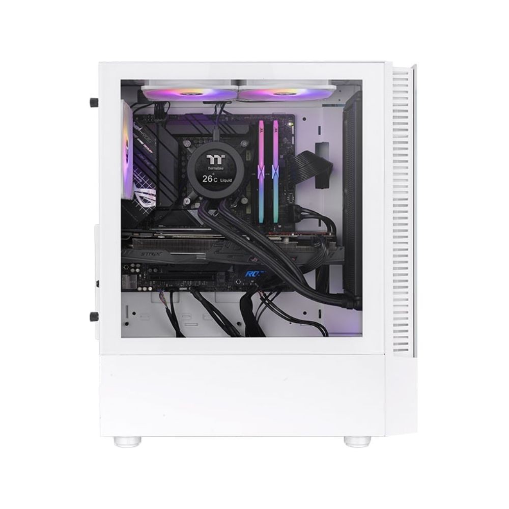 เคสคอมพิวเตอร์ Thermaltake View 200 TG ARGB Snow