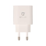 อะแดปเตอร์ QPLUS Wall USB Charger 1 USB-A (QC3.0A/18W) White (HX01) (TISI)