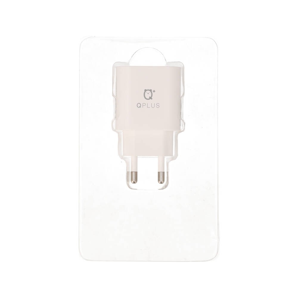 อะแดปเตอร์ QPLUS Wall USB Charger 1 USB-A (QC3.0A/18W) White (HX01) (TISI)