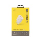 อะแดปเตอร์ QPLUS Wall USB Charger 1 USB-A (QC3.0A/18W) White (HX01) (TISI)
